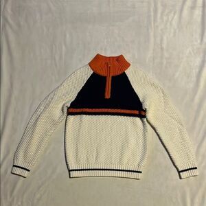 Janie and Jack Orange and Blue Sweater Collection